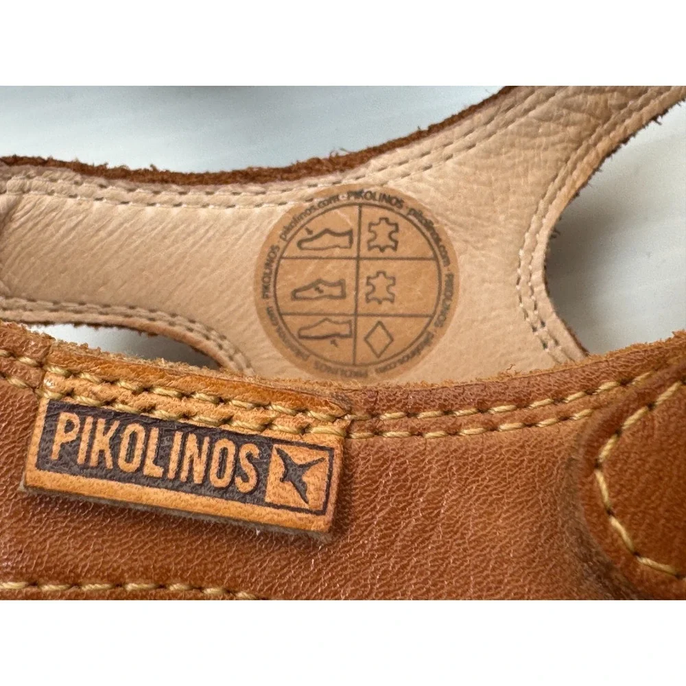 Pikolinos Puerto Vallarta Sandals Women 42 US 11.5-12‎ NWOB Perforated Leather